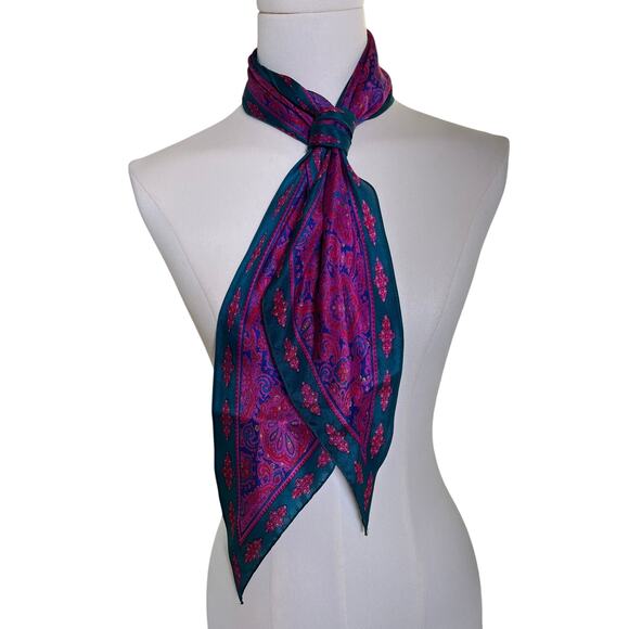 Designer Scarves 13 Silk Eileen Fisher Echo Talbot Oscar Vena DVF Shfrard  Beril - Picture 6 of 16